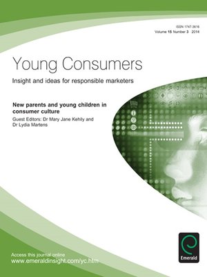 cover image of Young Consumers, Volume 15, Issue 3